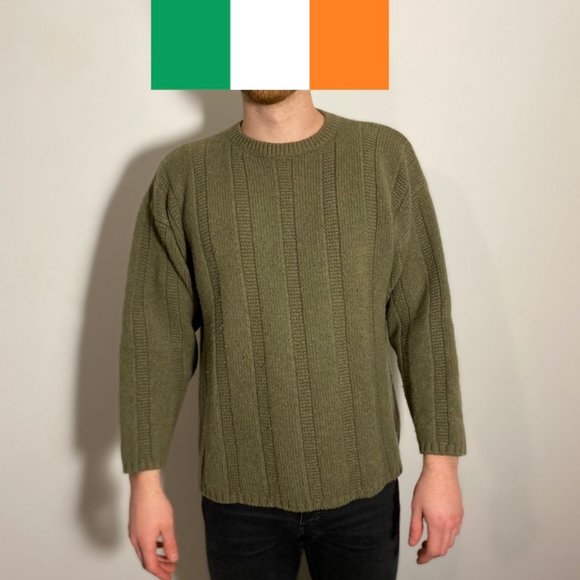 Fine Irish Wool Sweater Made in Ireland - Picture 5 of 6